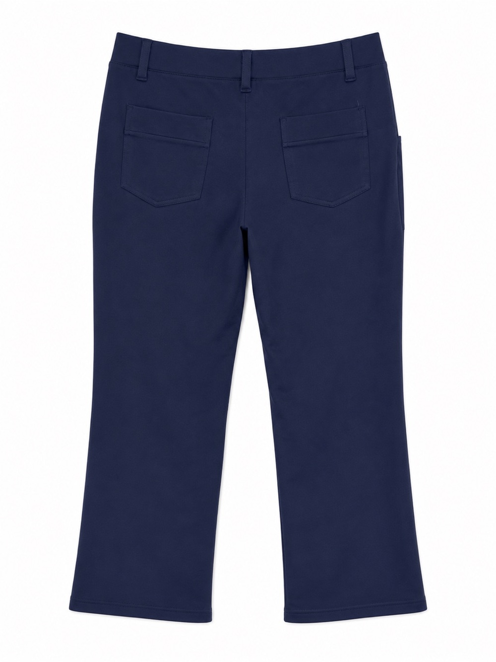 Navy Pull-On pocket Pants size large short 29” inseam stretch yoga pants